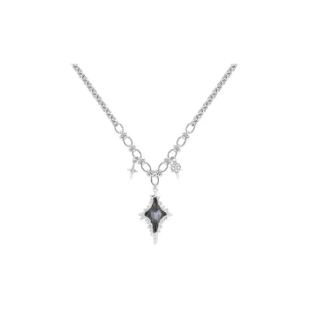 KING OF BLING Alloy Zircon Epoxy Gum Necklaces Women's