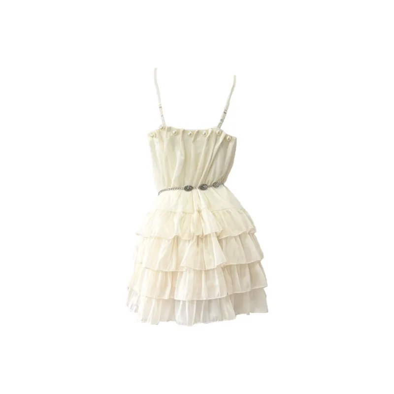 AURORA MUSE Slip Dress Women's Apricot-1