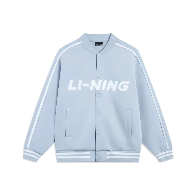 LiNing Sports Fashion Collection Baseball Jacket Unisex Celestial Blue-0