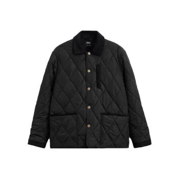 ZARA Jackets Men Black