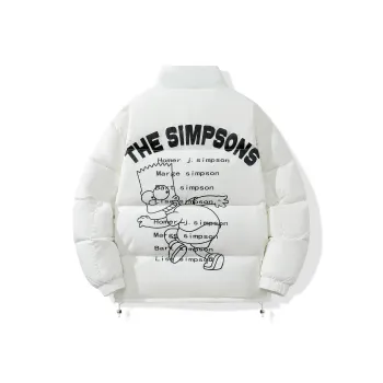 The Simpsons Down Coat Jacket Unisex