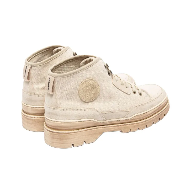 KLEMAN CLEON MANUFACTURE PARTISAN T Abrasion Resistant Ankle Length Outdoor Boots 3cm Men's Beige-2