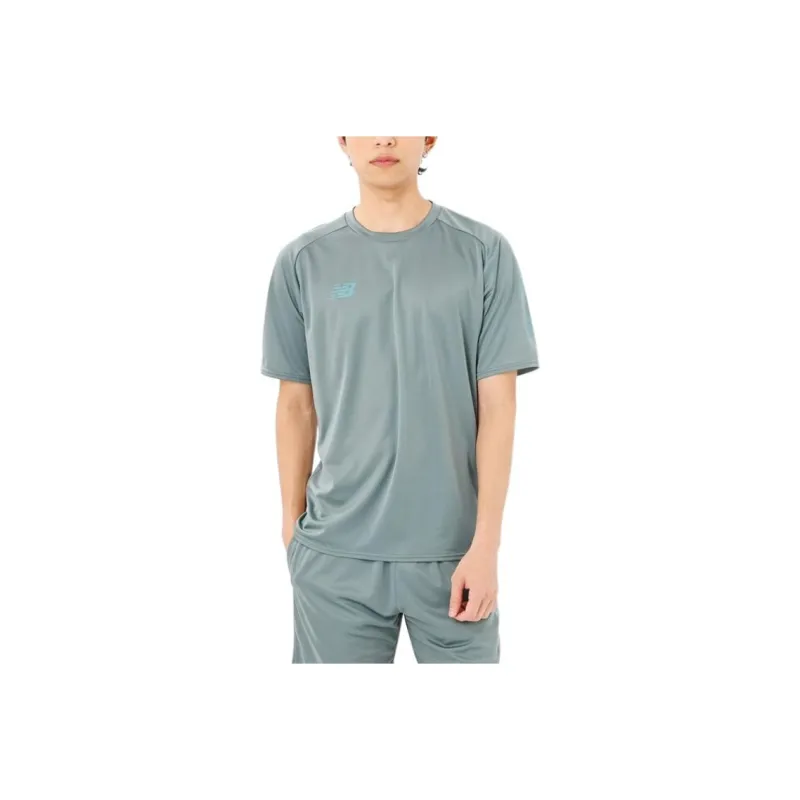 New Balance Black Out SS25 Play Edition T Shirt Men's Green-0