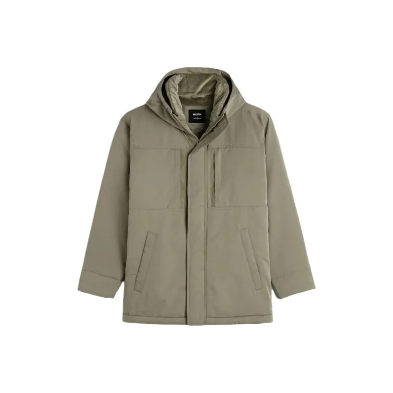 Hollister Coats Men Khaki-0
