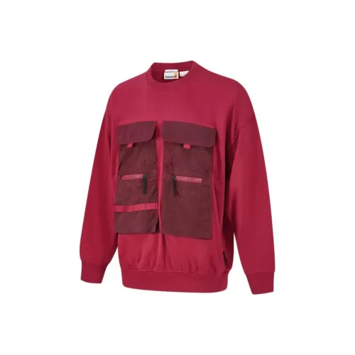 Timberland MEDIA UTILITY CREW NECK Sweatshirt Unisex Red