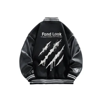 FONDLOOK Baseball Jacket Unisex
