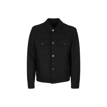 HARRIS WHARF LONDON Western Button up Shirt Jacket