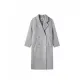Gray Metal Angel Deer Slim Fit Coat