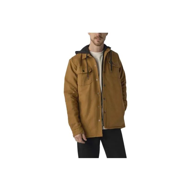 Dickies Skateboarding Duck Shirt Jacket Jackets Coats Men's Brown-0