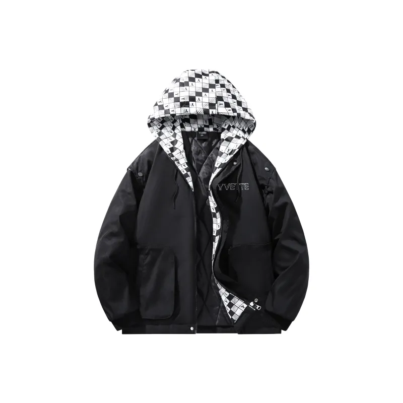 Yvette Puffer Jackets Unisex Black-0