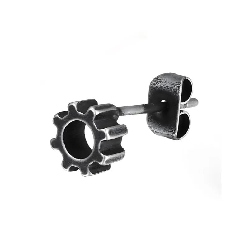 ENFANTIN Stainless Steel Stud Earrings Unisex-5
