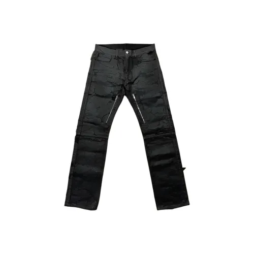 Givenchy Painted Crackled Jeans