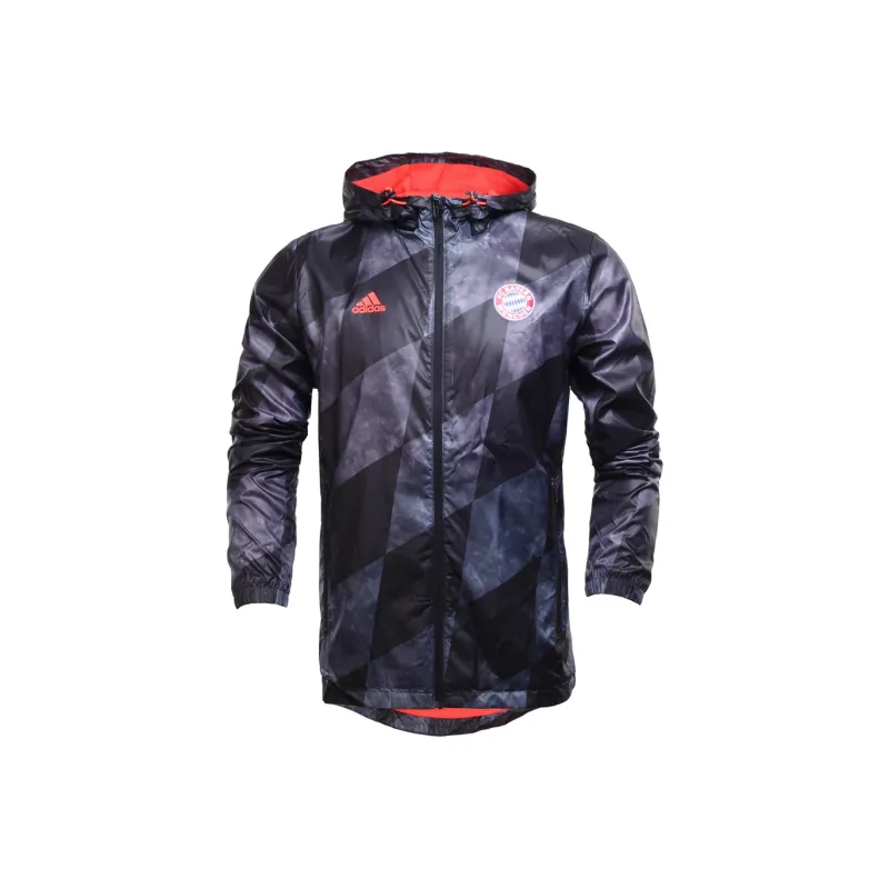 Adidas Bayern Munich Jackets Coats Men's Black-0