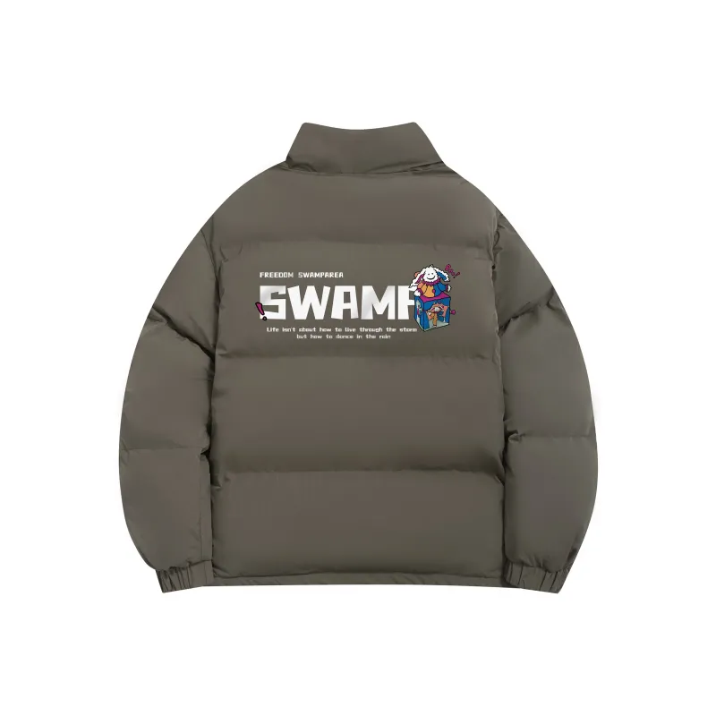 SWAMP AREA Puffer Jacket Unisex-8