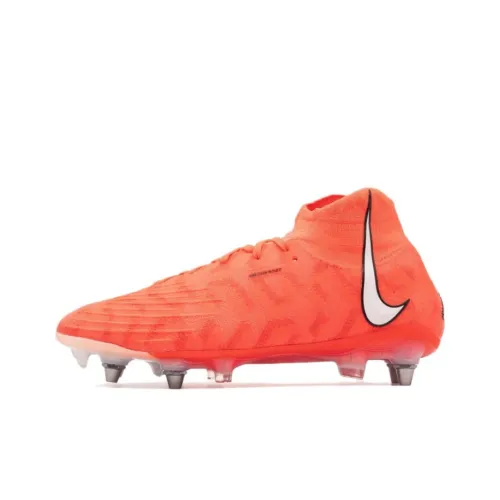 Nike Phantom Luna Elite Anti Slip Wear Resistant Soccer Shoes Men's Red White