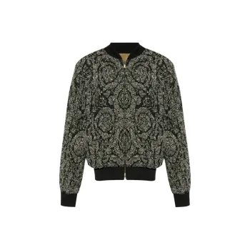 VERSACE Reversible Zipped Bomber Jacket