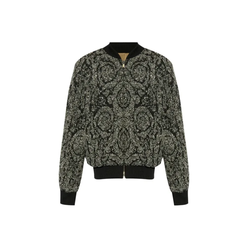 VERSACE Reversible Zipped Bomber Jacket-0