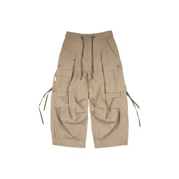 PROS BY CH Straight Casual Pants Unisex Khaki
