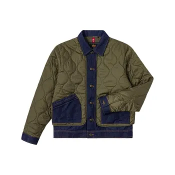 Lee X Alpha Industries Lee Co-branded Model Jackets Unisex Green