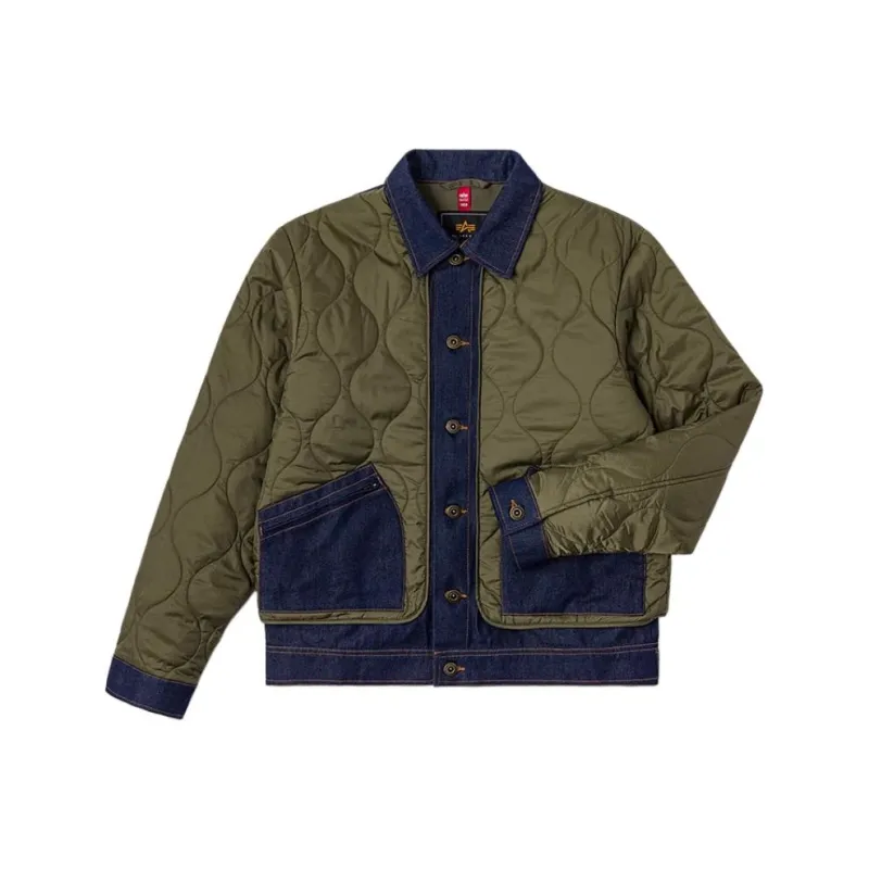 Lee X Alpha Industries Lee Co-branded Model Jackets Unisex Green-0