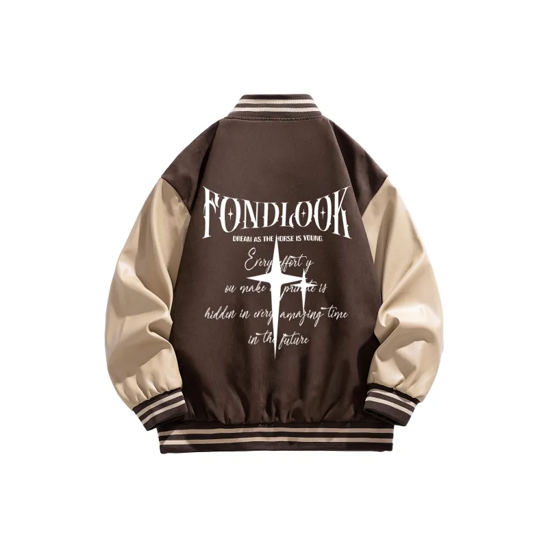FONDLOOK Baseball Jacket Unisex-8