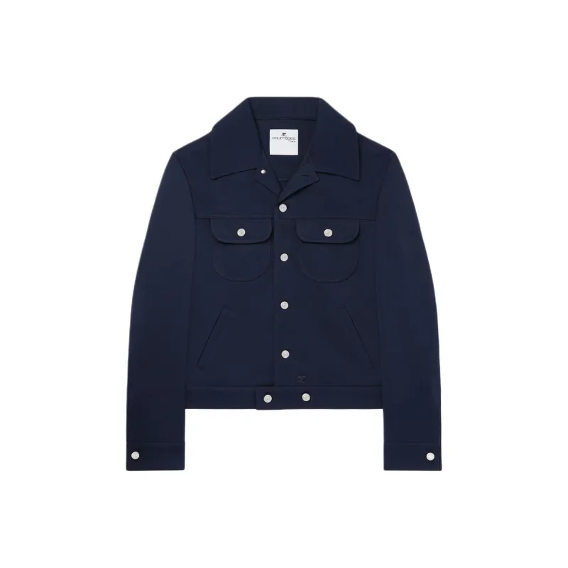 COURREGES Signature Twill Trucker Jacket-0