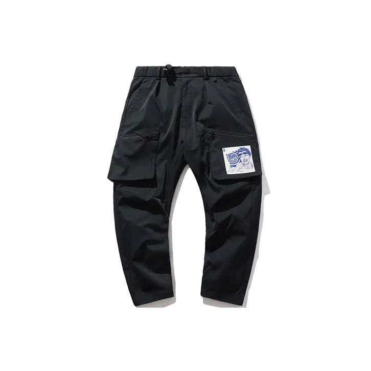 LiNing x TAIZI,LIANMINGKUAN Basketball Collection Cargo Pants Men's Standard Black-0