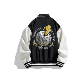 FONDLOOK Baseball Jacket Unisex