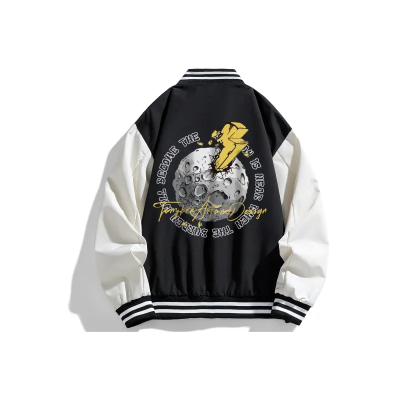 FONDLOOK Baseball Jacket Unisex-0