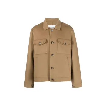 NANUSHKA Rhys Button-Up Shirt Jacket