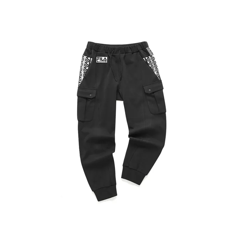 FILA FUSION x White Mountaineering FILA FUSION Hakusan L Collaboration Collection Cargo Pants Men's Black-0