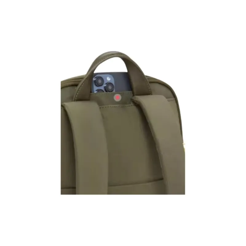 TUMI Voyageur Fabric With Cow Leather Backpack Medium Size Women's Olive Green-4