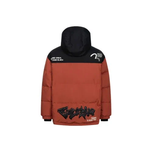 EVISU Down Jackets Men Orange