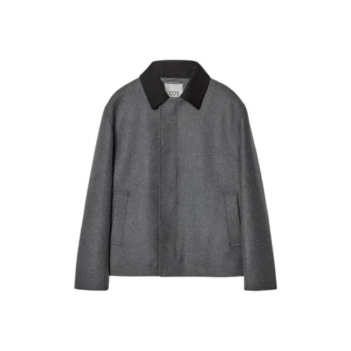 COS Jackets Coats Men's Dark Gray