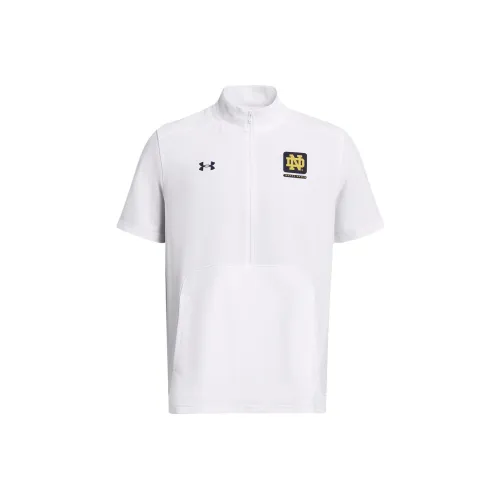 Under Armour University Of Notre Dame Jackets Coats Men's White