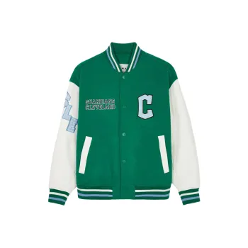 MLB SS24 Baseball Jacket Unisex Green