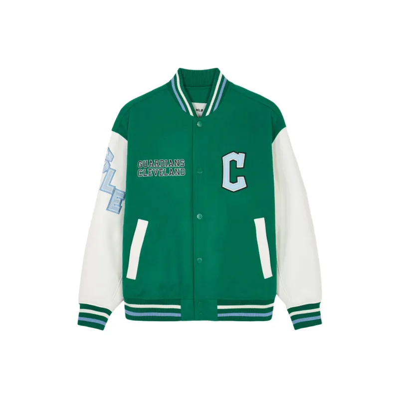 MLB SS24 Baseball Jacket Unisex Green-0