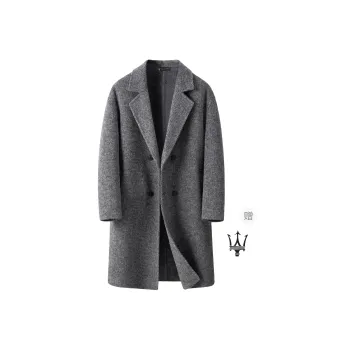 Maserati Coats Unisex Light Gray