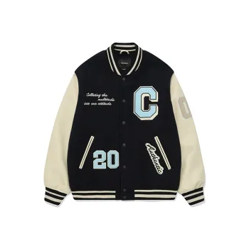 COVERNAT Baseball Jacket Unisex Marine Blue