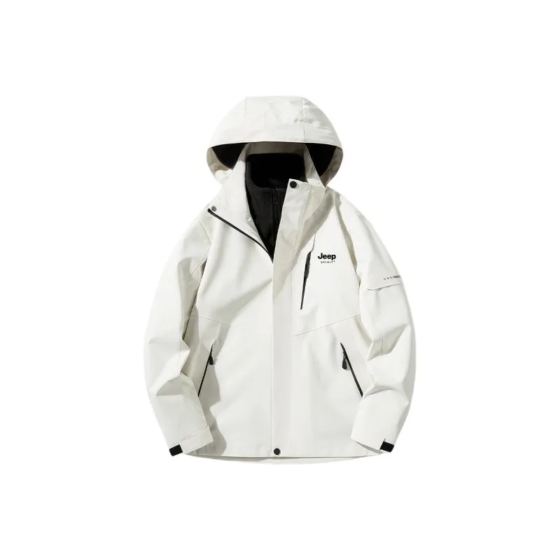 JEEP SPIRIT Windproof, Water Repellent, And Rainproof Windbreaker Jacket Unisex-4