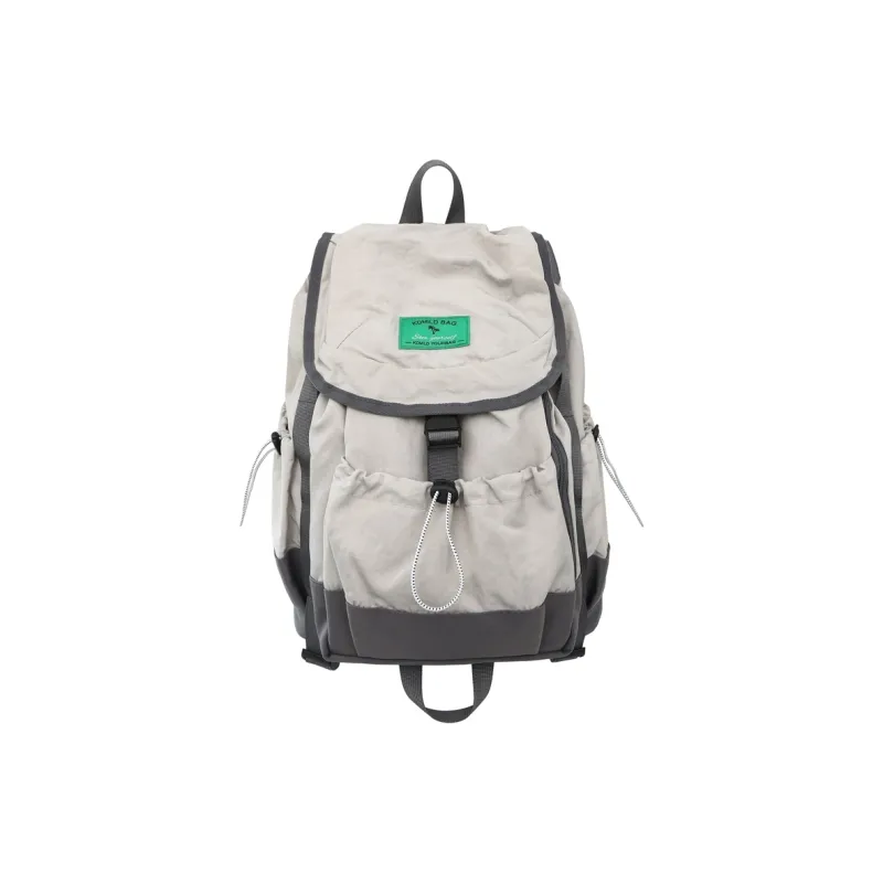 OUZIHUANG Nylon Backpack Large Size Unisex Multicolor-5