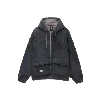 Fingercrox FW24 Velvet-feel Coat Men's