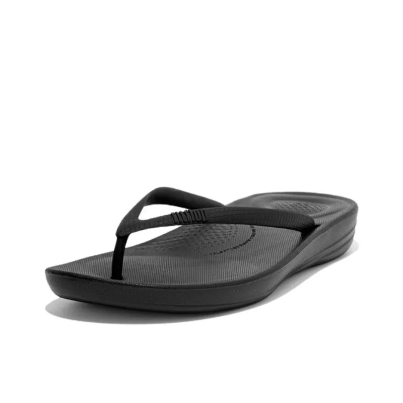 FITFLOP EVA Abrasion Resistant Flip Flops Women's Black-1