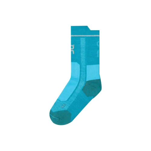 On Mid Calf Socks Unisex 1 Pack Blue