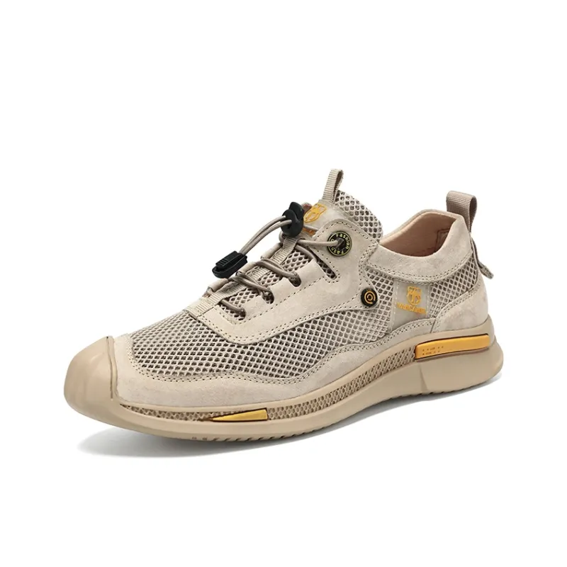 VanCamel Cushioning Abrasion Resistant Lightweight Breathable Slip Resistant Low Top Hiking Shoes Men's-17