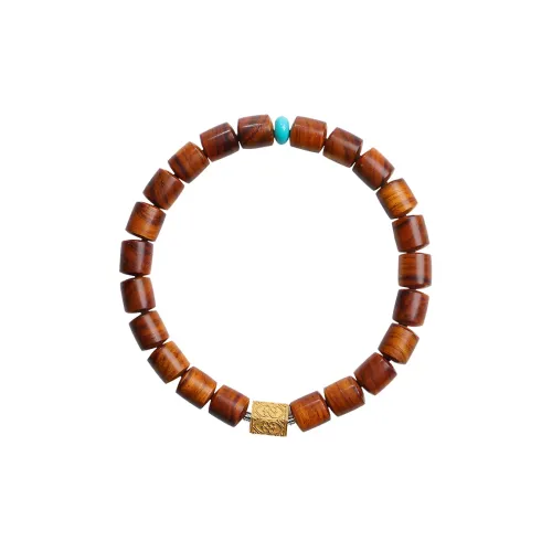 Moon Seal Hundred Rivers Laoshan Sandalwood Precious Wood Bracelets Unisex