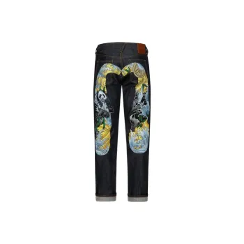 EVISU Jeans Men Denim Blue