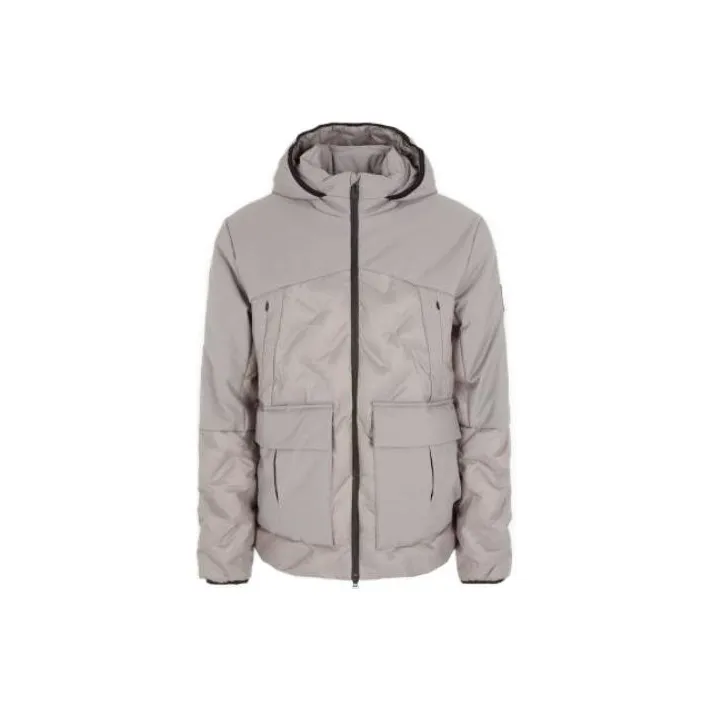 EMPORIO ARMANI EA7 FW23 Puffer Jacket Men's Gray-0