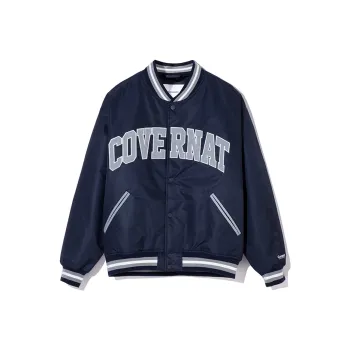 COVERNAT Casual Jackets & Coats Comfortable Versatile Street Style Baseball Jacket Unisex Blue