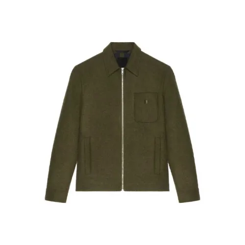 GIVENCHY FW23 Jackets Coats Men's Green
